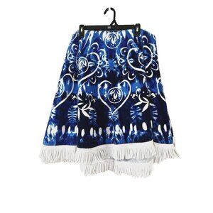 Loftex Round Astrid Mandala Fringe Beach Pool Picnic Circle Towel Mat Blanket 65